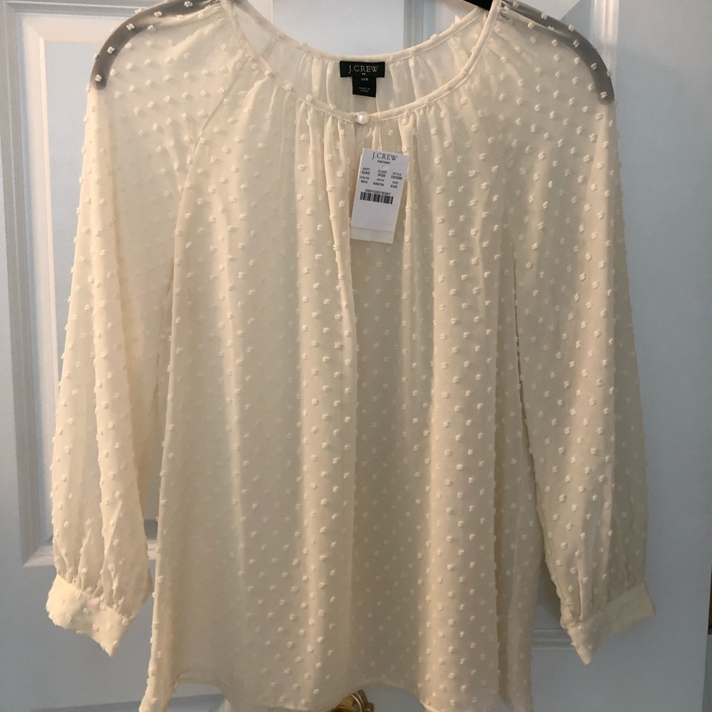 JCrew blouse, NWT, size XXS